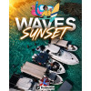 Waves Sunset in Jeddah